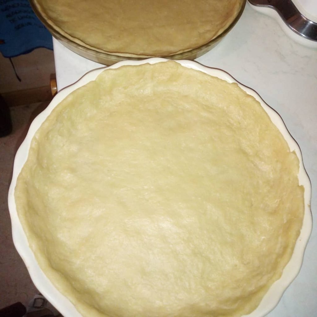 Fond de tarte maison avec pâte brisée sans beurre prêt à garnir