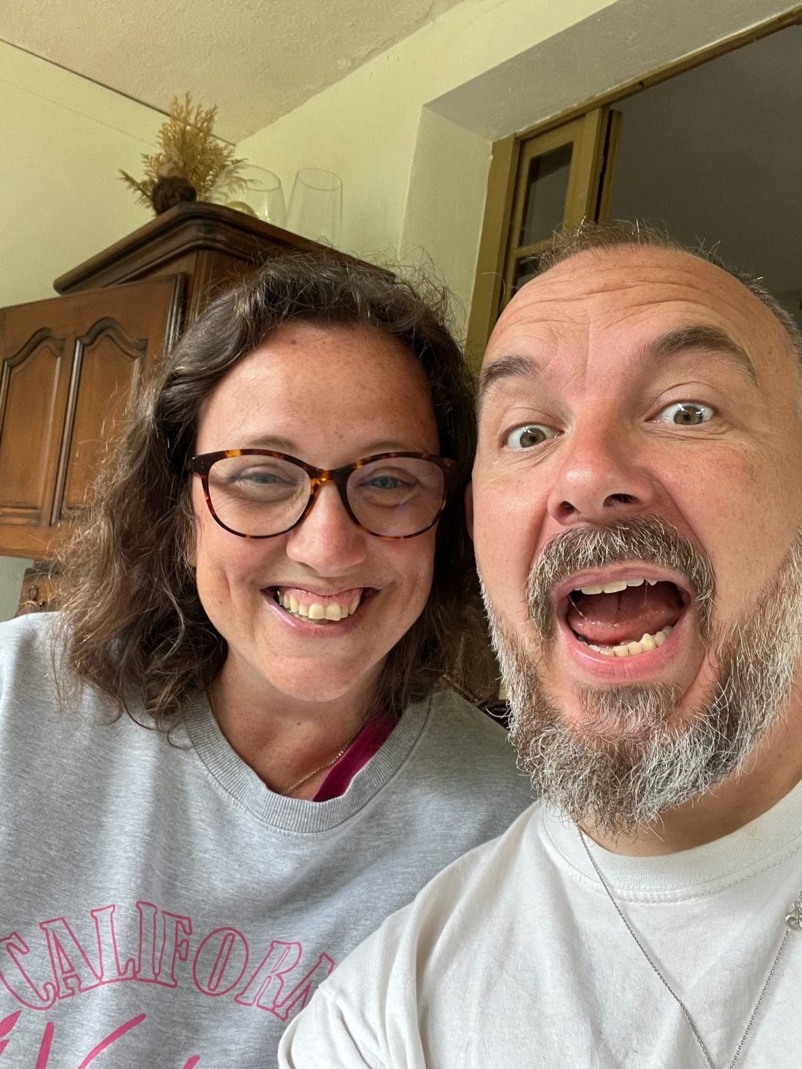 Ophélie et Teddy , les parents de L'Imparfaite Aventure