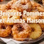 Beignets maison aux pommes et à l’ananas croustillants